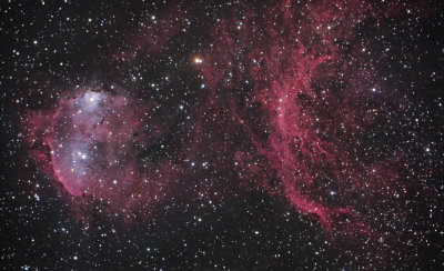 NGC 3324 & 3372 Nebulae