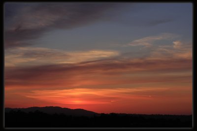 Spring Sunset from Home