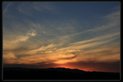 Spring Sunset from Home