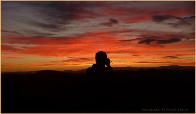 Photographer At Sunset