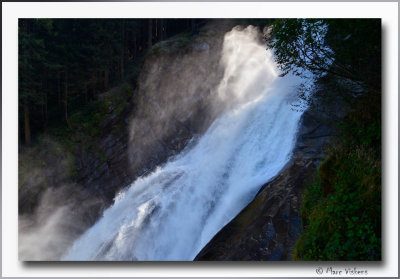 the Krimml waterfall