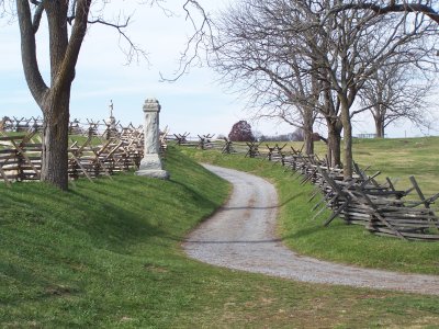 The Sunken Lane at Antietam Battlefield