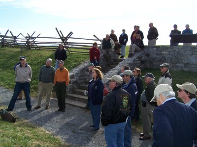 MHAA Group at Sunken Lane, Antietam Battlefield