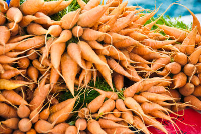 Carrots on Display, Purcellville Farm Market