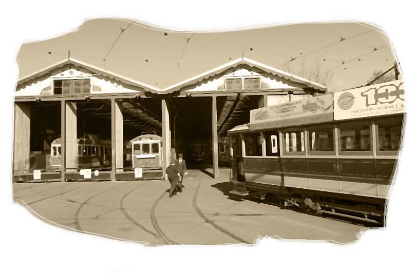 Tram barn and tram - 19