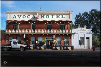 Avoca Hotel  1854, rebuilt 1870