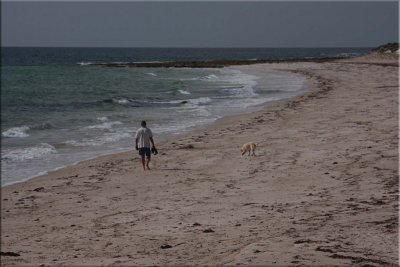 Port Rickaby beach from jetty