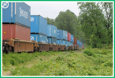 CP Rail container traffic consist.