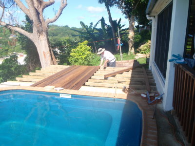 La construction du deck