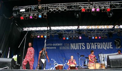 Show during the event Nuits d'Afrique