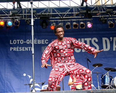 Show during the event Nuits d'Afrique