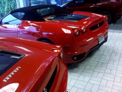 Red like...a Ferrari