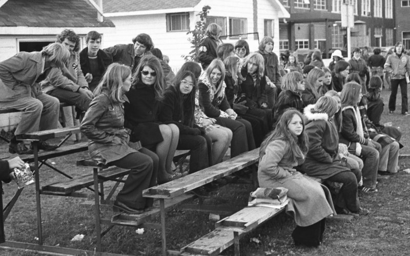 SCS Sabres Fans in the Stands