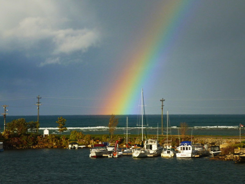 Rainbow on Nottawasaga Bay