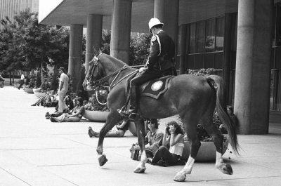 Mounted Police at Toronto Concert