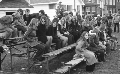 SCS Sabres Fans in the Stands