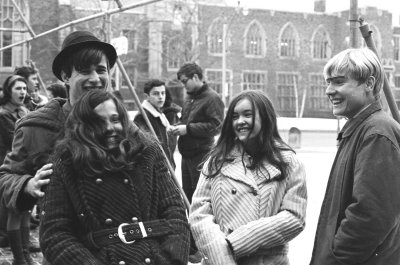 Paul Shay, Kathy Horn, Dawn Wood and John Brightman on ROM fieldtrip