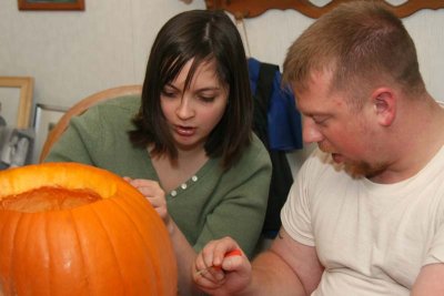 Kate and Justin teamwork!