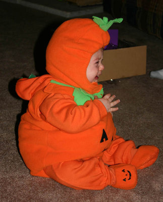 Not a happy pumpkin