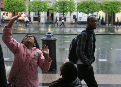 April 24 2009: Catching the Rain
