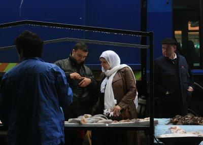 At the Fish Stall