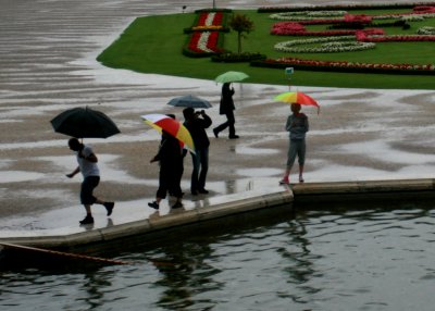 Downpour in the Gardens