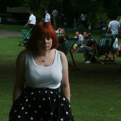 Redhead in the Park
