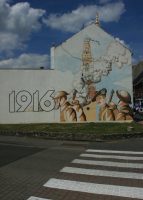 June 25 2010: The Great War Mural at Albert