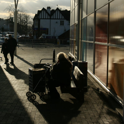 March 4 2008: Outside Tesco’s