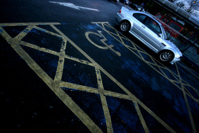 March 11 2008:  Empty Parking Spot