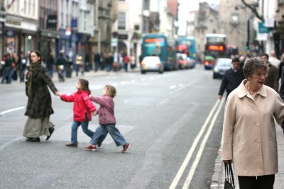 March 15 2008:  Crossing the Road