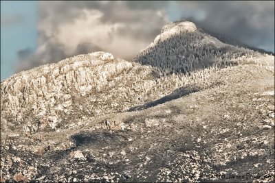 Rincon Peak in Snow