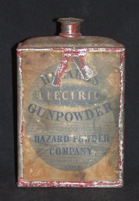 Front of Harzards Electric Power Can