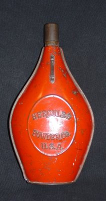 Rear of Large Hercules Powder Flask