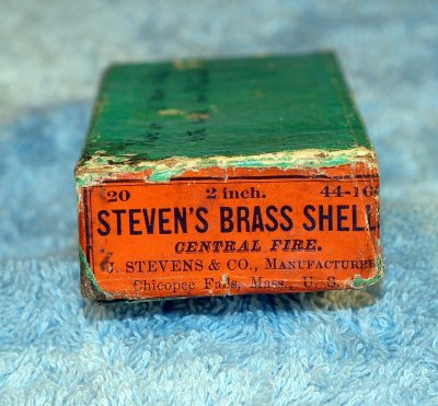 End Box Label  Detail of .44 Caliber Two Inch Shells