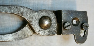 View of Hinge Pin and Sprue Cutoff Plate