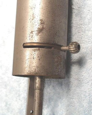Early Bremer Sculpted Knob On Lever
