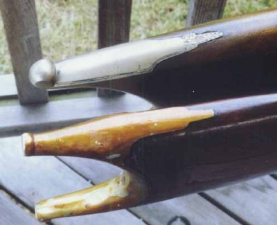 Comparison of two Zettler Bros Buttplates
