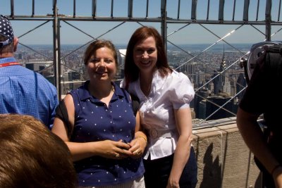 Me and Lori on the Empire State Building