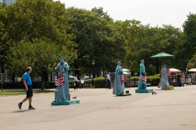 Scarey People Statues, NYC