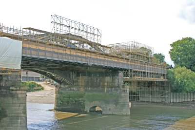 Renovation of the bridge.