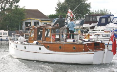 Papilion a Dunkirk small boat.