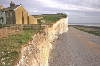 Looking east, Beachy Head is around to the left.