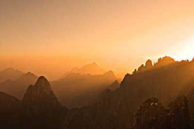 Huangshan (Yellow Mountain) XV (Sunrise)