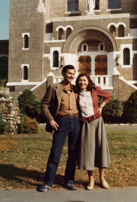 upstate New York 1984 with future husband