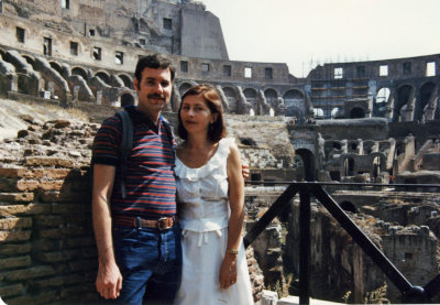 Italy honeymoon, 1985