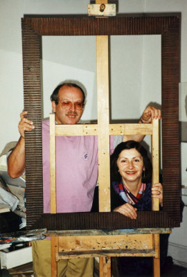 with Peter, Prague, 1988