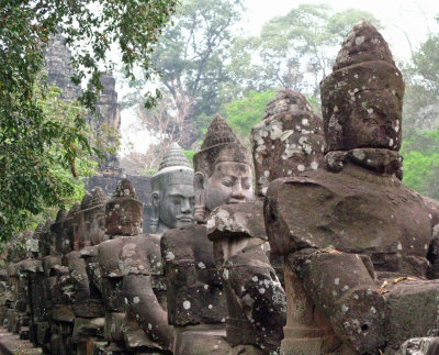 outside Angkor's gate