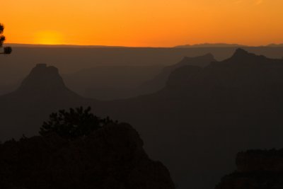 Grand Canyon/N. Rim/sunset