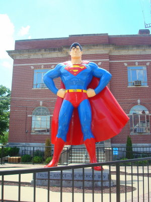 Superman statue, Metropolis Il.